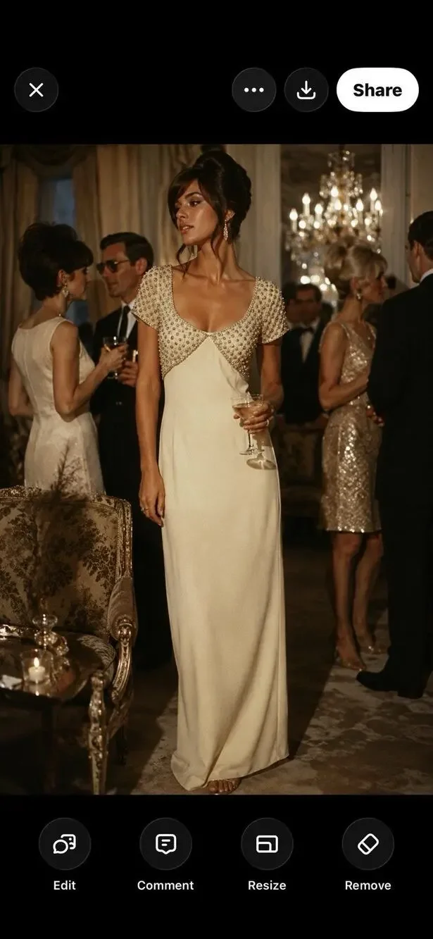 1960S Victoria Royale Limited Column Dress Perfect For Cocktail Wedding 6 - Picture 1 of 11